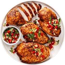 Yorkshire Valley Farms Frozen Seasoned Chicken Breasts Organic