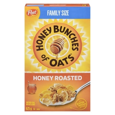 Post Honey Bunches of Oats, Roasted Honey 625 g, $1.04/100g