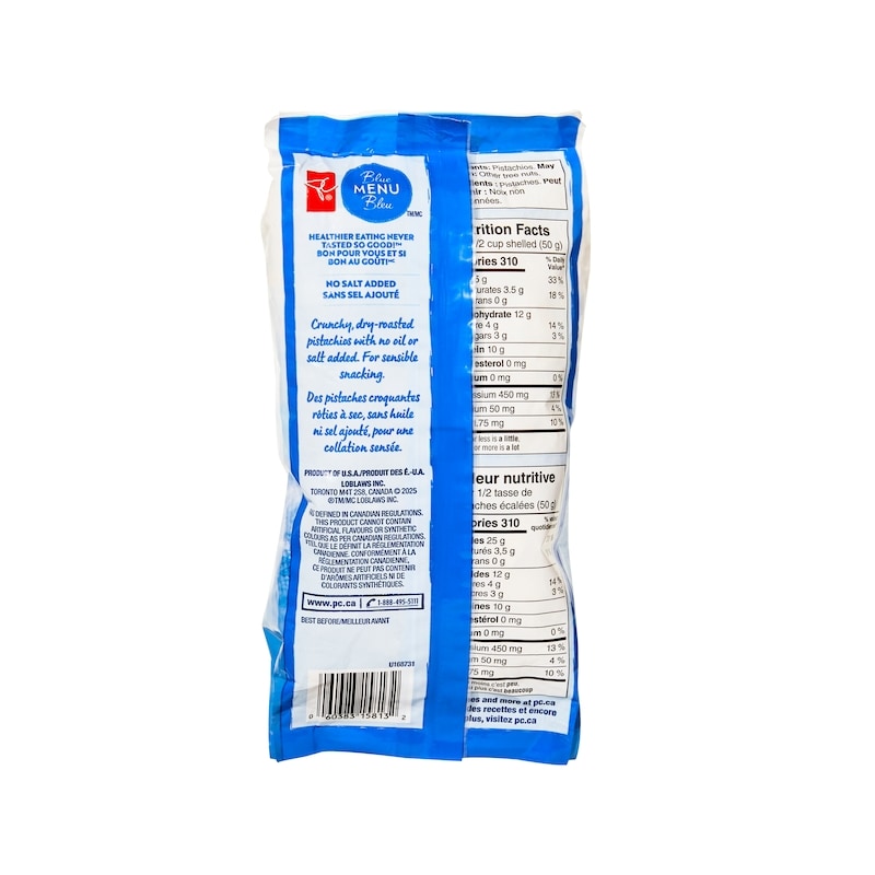 Unsalted California Pistachios