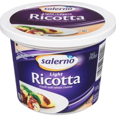 Salerno Low Fat Ricotta Cheese 450 g, $2.00/100g