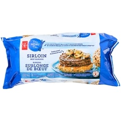 PC Menu Bleu Burgers de surlonge de bœuf 1.02 kg, 2,25 $/100g