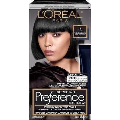 L'Oreal Paris Preference Colour Refresher Permanent I2 Natural Black 1 ea, $15.99/1ea