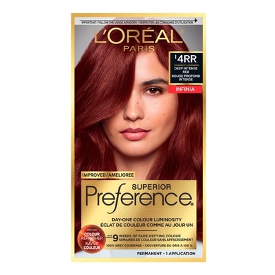 L'Oreal Paris Superior Préférence Permanent Hair Color Deep Intense Red 1 ea, $14.99/1ea