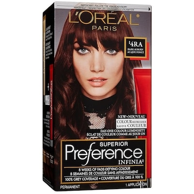 L'Oreal Paris Preference Colour Refresher Permanent I4Ra Dark Auburn 1 ea, $15.99/1ea