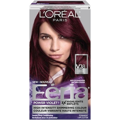 L’Oréal Colorant capillaire Féria Haute intensité Power Violet 1 ea, 19,99 $/1ch