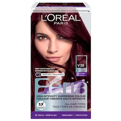 L’Oréal Colorant capillaire Féria Haute intensité Power Violet 1 ea, 18,49 $/1ch