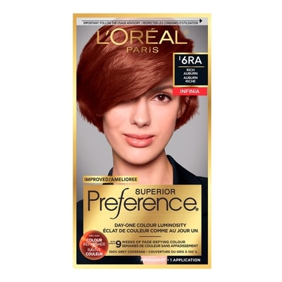 L'Oreal Paris Superior Préférence Permanent Hair Color Rich Auburn 1 ea, $14.99/1ea