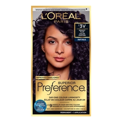 L'Oreal Paris Superior Préférence Permanent Hair Color Deepest Plum 1 ea, $20.99/1ea