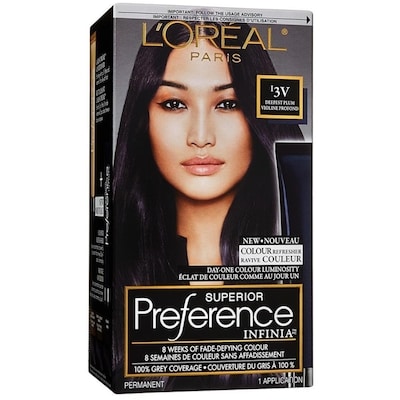 L’Oréal Colorant capillaire Superior Préférence Infinia, violine profond 1 ea, 20,49 $/1ch