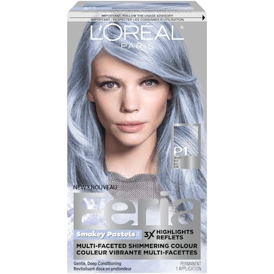 L'Oreal Paris Feria Hair Colour, Sapphire Smoke/Smokey Blue 1 ea, $15.99/1ea