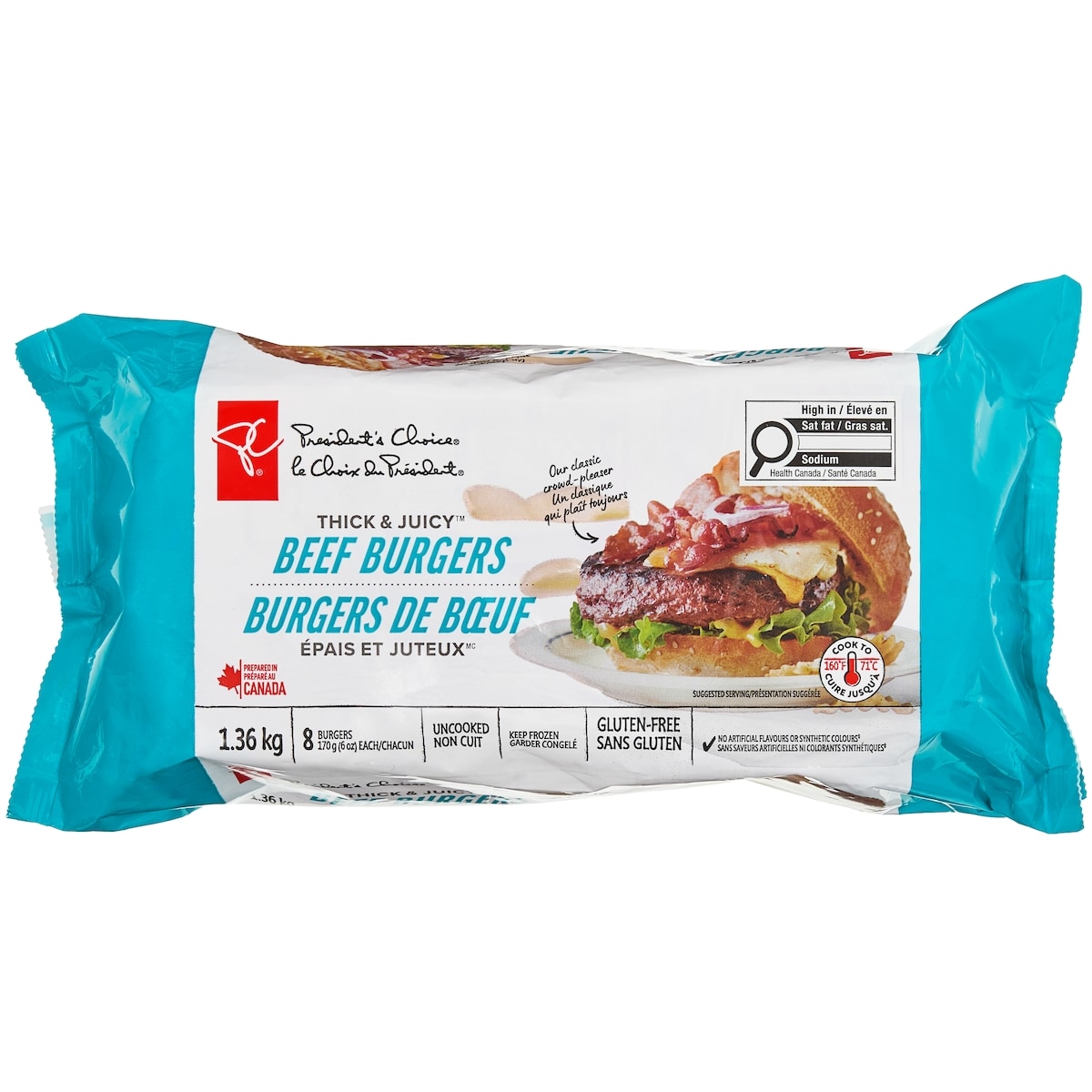 President's Choice Thick & Juicy™ Beef Burgers