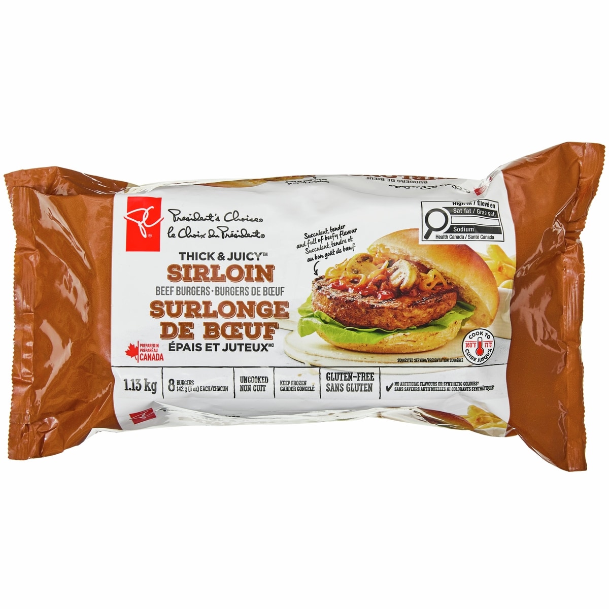 President's Choice Thick & Juicy™ Chicken Burgers