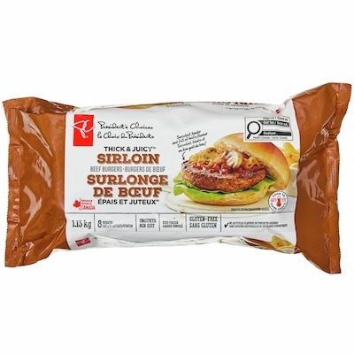 le Choix du Président Burgers de surlonge de boeuf épais et juteux 1.13 kg, 2,39 $/100g