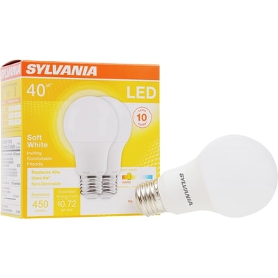 Sylvania LED Light Bulb 1 ea, $4.50/1ea