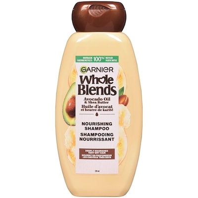 Garnier Whole Blends Shampoo, Avocado Oil & Shea Butter 370 ml, $1.75/100ml