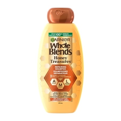 Garnier Whole Blends Honey Treasures Shampoo 370 ml, $1.89/100ml