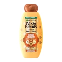 Garnier Whole Blends Honey Treasures Shampooing Réparateur, pour Cheveux Abîmés et Secs 370 ml, 1,89 $/100ml