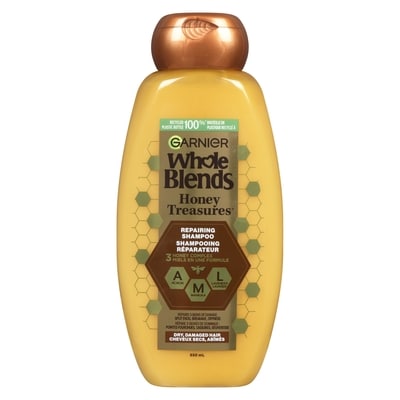 Garnier Whole Blends Honey Treasures Shampoo 650 ml, $1.69/100ml