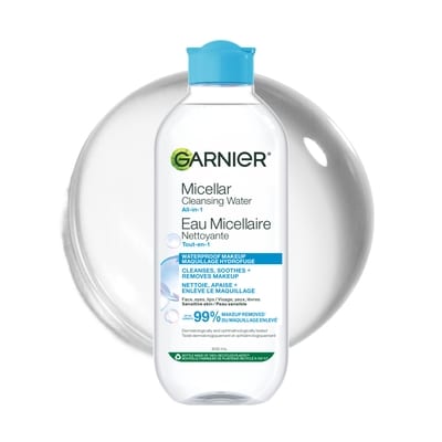 Garnier Eau Micellaire Nettoyante Tout-en-1 Pour Peaux Sensibles 400 ml, 3,00 $/100ml