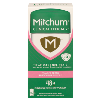 Mitchum Désodorisant en gel pour femmes Powder Fresh 57 g, 19,30 $/100g