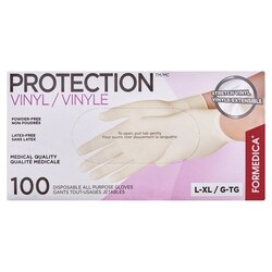 Formedica Gants Tout-Usages Jetables Crème L-Xl 100 ea, 0,15 $/1ch