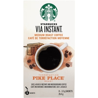 Starbucks Café instantané Pike Place, moyenne 8 ea, 1,37 $/1ch