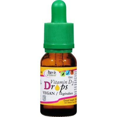 Pure Le Natural Vitamin D2 Drops 15 ml, $119.93/100ml