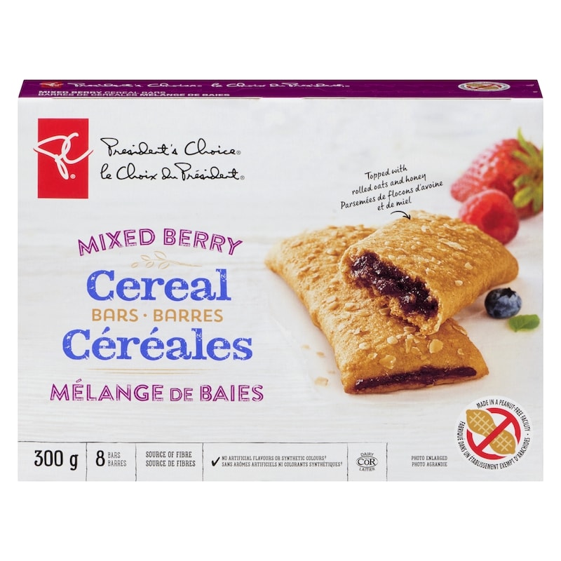 Mixed Berry Cereal Bars