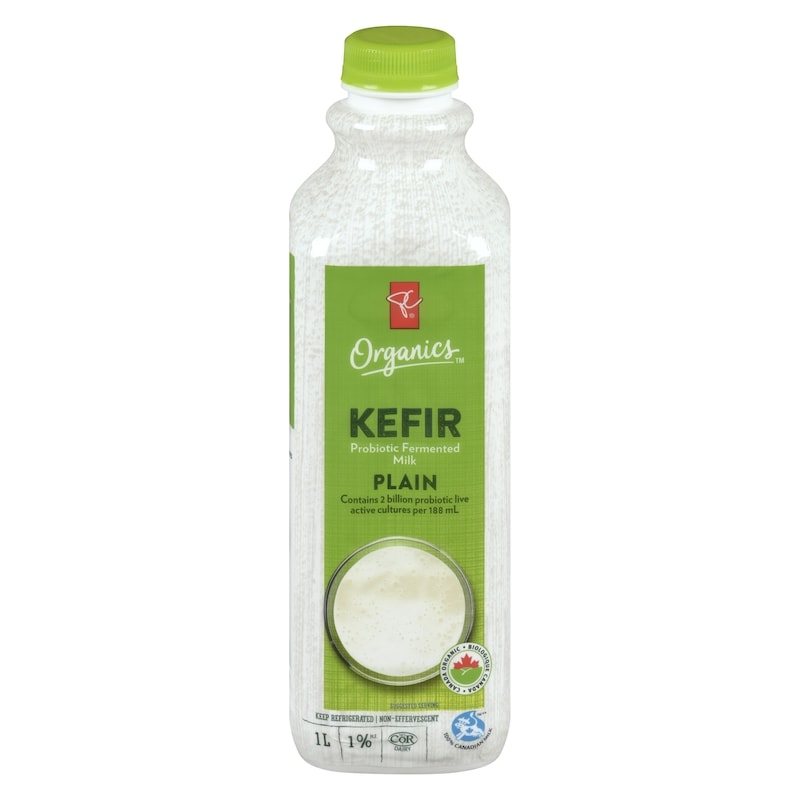 Organic Plain Kefir Probiotic Fermented 1% M.F. Milk