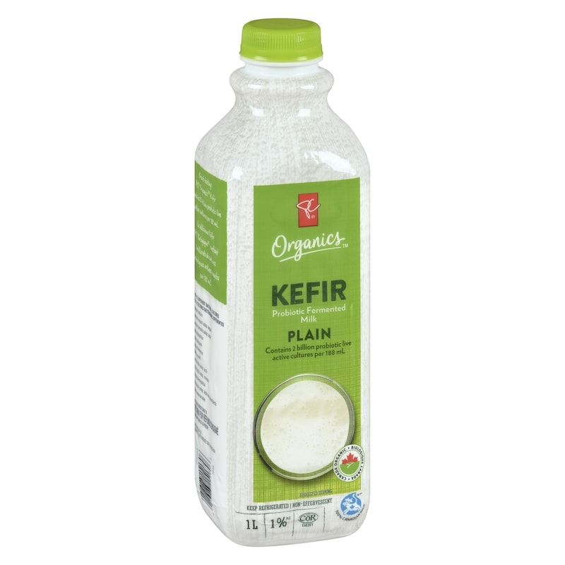 Organic Plain Kefir Probiotic Fermented 1% M.F. Milk