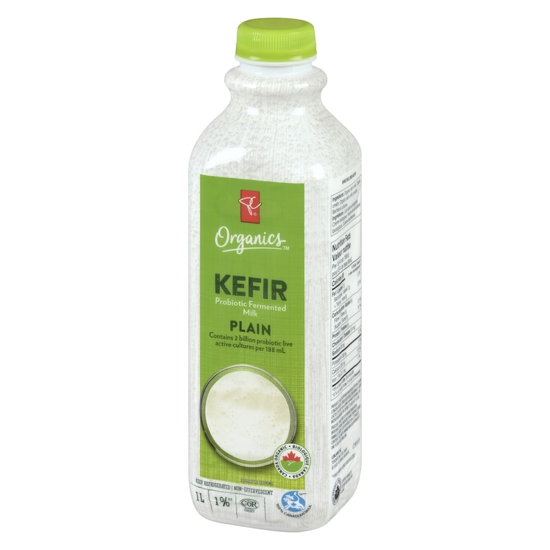 Organic Plain Kefir Probiotic Fermented 1% M.F. Milk
