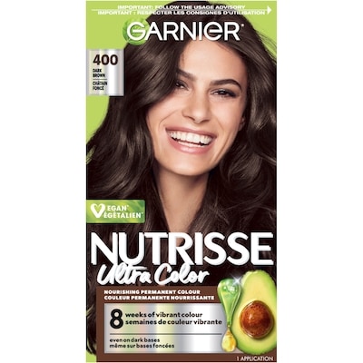 Garnier Nutrisse Ultra Color Coloration Permanente, Châtain Foncé 1 ea, 13,99 $/1ch