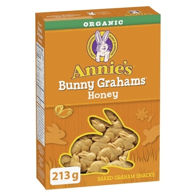 Annie's Organic Bunny Grahams baked Graham Snacks Honey 213 g, $2.58/100g