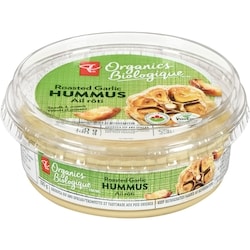 PC Organics Plant Based Hummus Garlic 190 g, $2.26/100g