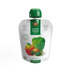 Love Child Organics Purée pommes 128 ml, 1,40 $/100ml