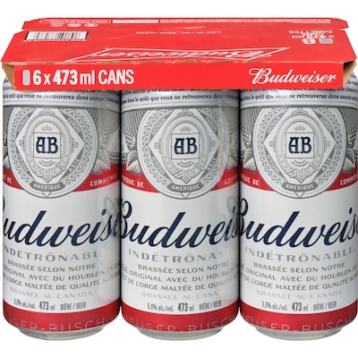 Budweiser Beer (ID required at pick-up) 6x473.0 ml, $0.61/100ml