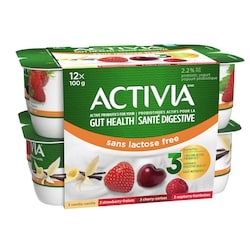 Probiotic Yogurt, Lactose Free, Vanilla/Raspberry/Cherry/Strawberry