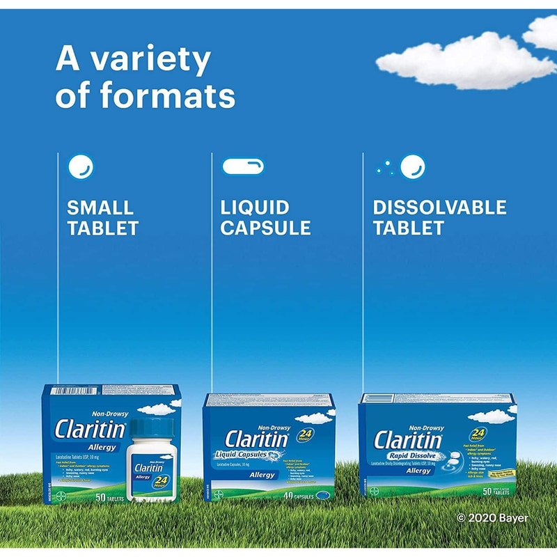 Rapid Dissolve Allergy Medicine, 24-Hour Non-Drowsy Relief