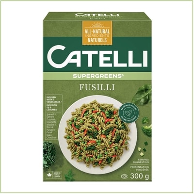 Catelli Pâtes SuperGreens, Fusilli 300 g, 1,43 $/100g