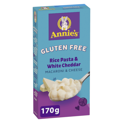 Annie's Gluten Free Rice Pasta White Cheddar Macaroni & Cheese 170 g, $1.76/100g
