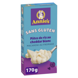 Annie's Sans Gluten Pates De Riz Cheddar Blanc Macaroni Au Fromage 170 g, 1,46 $/100g