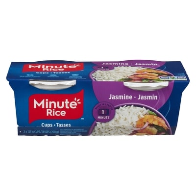 Minute Rice Riz au jasmin 125 g, 1,00 $/100g