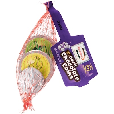 Manischewitz Dark Chocolate Coins 0.53 g, $186.79/100g