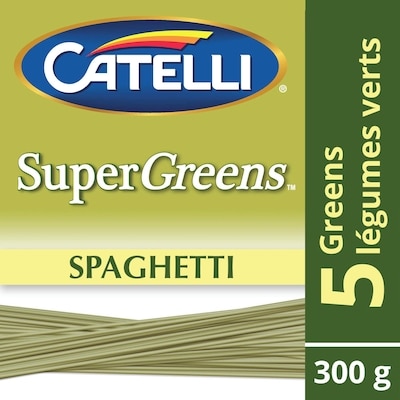 Catelli Pâtes SuperGreens, Spaghetti 300 g, 1,43 $/100g
