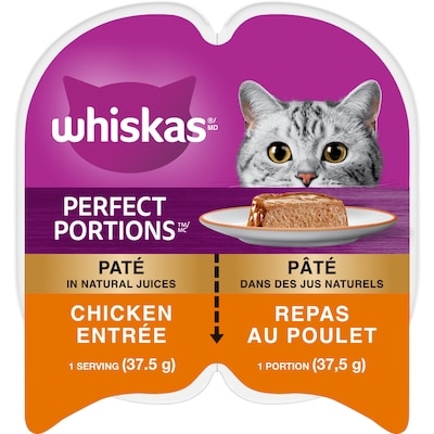Whiskas Repas au poulet PERFECT PORTIONS pâté 1 ea