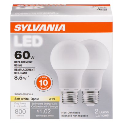 Sylvania Ampoule DEL85 Watt 1 ea, 4,00 $/1ch