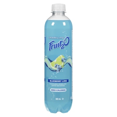 Fruit2O Sparkling Blueberry Lime Twist 502 ml, $0.38/100ml
