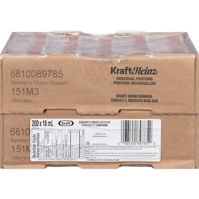 Kraft Rancher's Choice Salad Dressing 3.6 kg, $1.25/100g