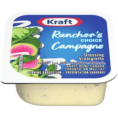 Kraft Vinaigrette Campagne (200 X Godets) 3.6 kg, 1,25 $/100g