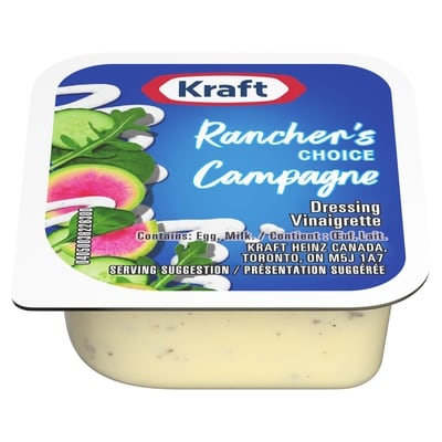 Kraft Vinaigrette Campagne (200 X Godets) 3.6 kg, 1,19 $/100g